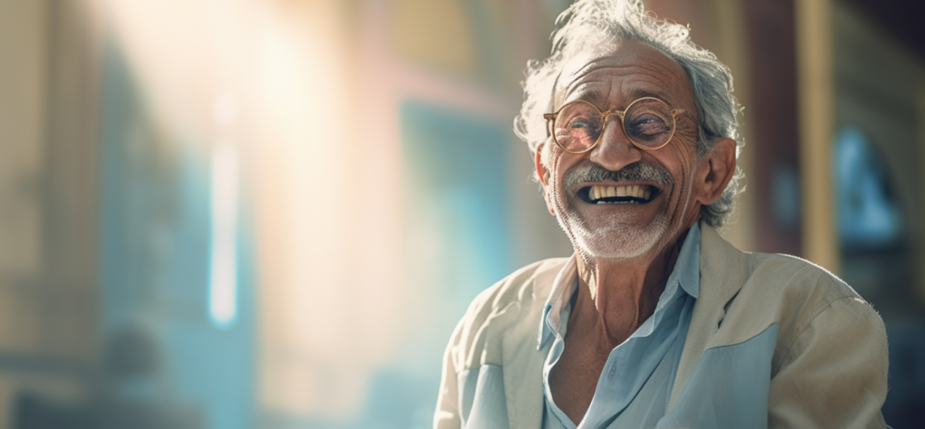 Elderly Smiling Man